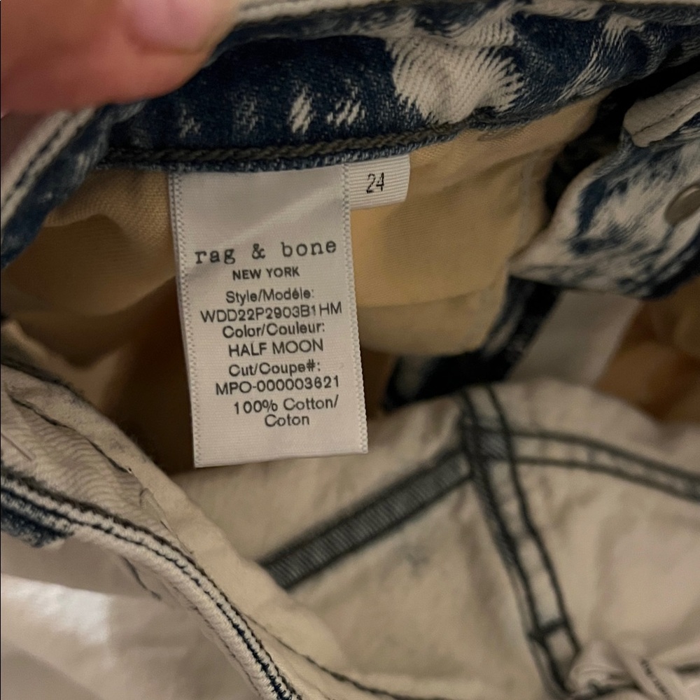 rag & bone Cream Nina Cigarette Jeans - Picture 7 of 7